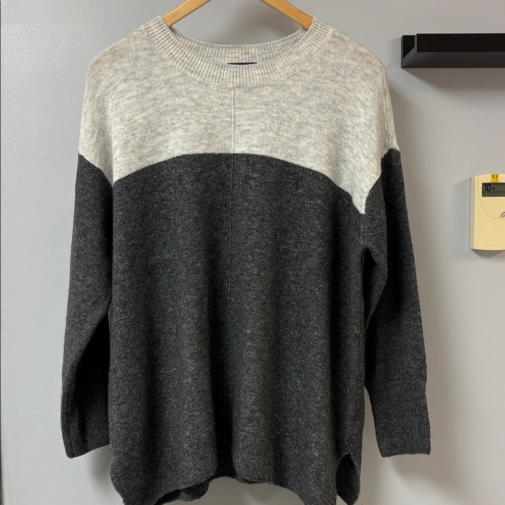 Vince Camuto colorblock Woman’s Oversized Crewneck Sweater Sz XL